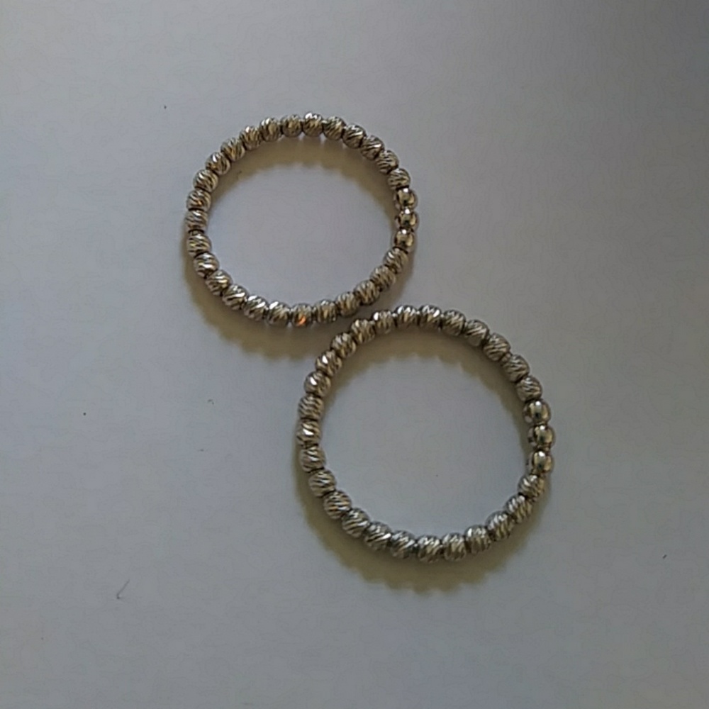 Sterling Beaded Rings